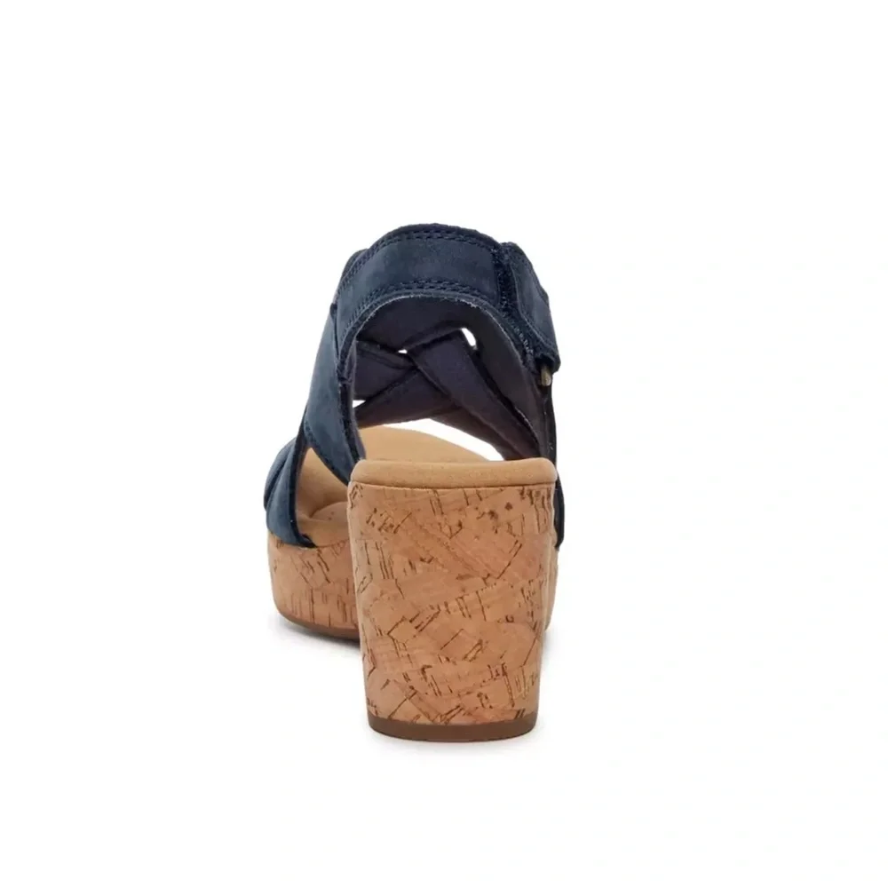 Clarks Giselle Flora Wedge Sandals - Picture 4 of 7